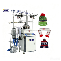 Machine à tricoter circulaire informatisée HD365 à haute productivité pour bonnets, écharpes et foulards