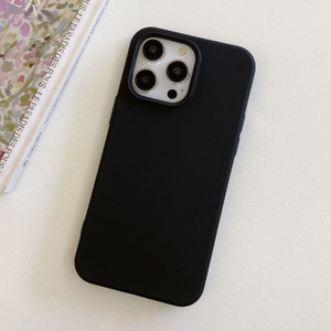 Funda Protectora de Silicona Suave de Color Caramelo Minimalista para iPhone 8 iPhone 16 Pro Max - Product Image 1