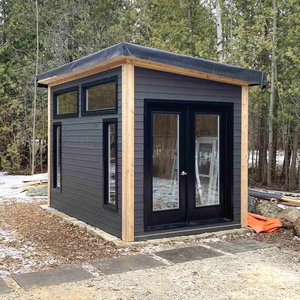 Cabine électrique moderne personnalisée pour 1 à 8 personnes, sauna extérieur avec vapeur et luminothérapie pour jardin - Product Image 6