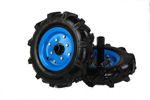 Neumático de rueda neumática de goma 4,00-8 con tubo y disco de llanta de metal <span class=keywords><strong>para</strong></span> tractores agrícolas y cultivadores ambulantes - Product Image 3