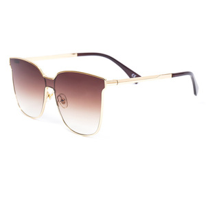 Gafas de Sol de Moda para Mujer, Lentes de PC con Protección UV400, Montura Dorada, Tamaño Grande, Protección Solar, Estilo para Viajes y Conducción - Product Image 3