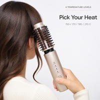 Brosse à boucler ionique sans fil entièrement portable anti-brûlure, arrêt automatique, faible rayonnement, alimentée par batterie, prête pour les VR, pour coiffure