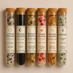 Sales <span class=keywords><strong>de</strong></span> Baño Naturales <span class=keywords><strong>de</strong></span> Cristal Rosa del Himalaya S&Soak al por Mayor con Aceites Esenciales y Flores Secas para el Alivio del Estrés y <span class=keywords><strong>la</strong></span> Relajación Muscular - Product Image 2