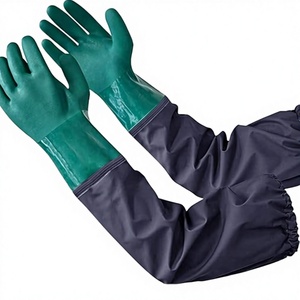 Guantes de Látex Extendidos para Lavar Platos, Duraderos, 7 oz de Grosor, Antideslizantes, Resistentes a Desgarros, Lavables a Máquina, Estériles, Talla XL - Product Image 4