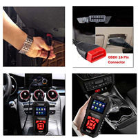 KONNWEI KW850-Escáner de coche OBD2 para comprobar la luz del motor con lector de código EOBD