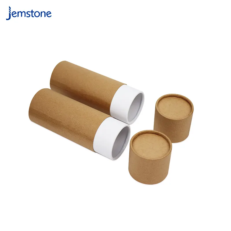 Kunden spezifische hochwertige recycelte Pappe Kraft Core Papier Tube Box Paket Versand röhrchen Papier Papp röhrchen