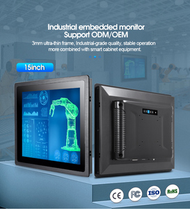 7 से 24 इंच के कैप्शिटिव टच वाटरप्रूफ आईपी 65 67 68 औद्योगिक टच स्क्रीन एलसीडी मॉनिटर एम्बेडेड फैनलेस औद्योगिक मॉनिटर - Product Image 5