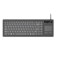 Clavier industriel personnalisé avec pavé numérique, trackball filaire USB, mini‑trackball et clavier tout‑en‑un KG301, nouveau