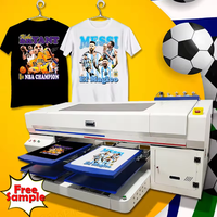 Imprimante DTG double station, imprimante jet d'encre DTG pour t-shirts, sweats à capuche, pantalons, imprimante textile avec 3 ou 4 têtes d'impression Epson I3200