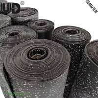 Revêtement de sol en caoutchouc SBR de qualité supérieure pour salle de sport à domicile, couche de protection pour surfaces de salle d'exercice