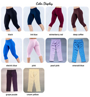Nouveaux Leggings Capri de Sport pour Femmes, Taille Haute Élastique, Effet Push-Up Froncé, Sans Couture, Compression, Logo Personnalisé, Vêtements de Sport