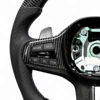   Volant de direction en fibre de carbone LED G20 pour G30 G21 G22 G23 M340i 330i 320i 325i G26 G42 G29 Volant de direction de voiture personnalisé