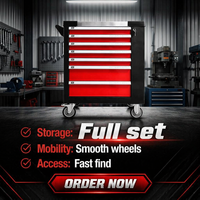 RTTOOL Option OEM : Armoire d'atelier robuste avec tiroirs, chariot à outils et armoires à outils pour le rangement en garage