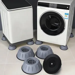 Base de borracha para máquina de lavar, almofada anti-vibração universal para pés de móveis