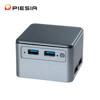 Mini PC Nuc Pequeño, Intel N100 N95 N300, 1 LAN Integrada, 8GB 16GB RAM, NVMe SATA3.0, Barebone, Cubo, Oficina, Escritorio