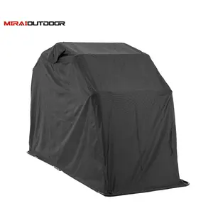 Bike Storage Retractable Motorbike Scooter Shelter Hail Protection Motorcycle Cover Tent