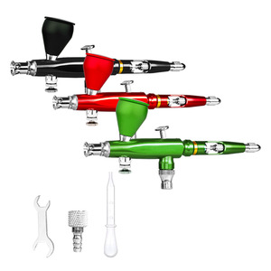 Aérographe M180 à alimentation par gravité 0,3-0,5 mm, double action, vitesse réglable, pour peinture artistique et modélisme - Product Image 5
