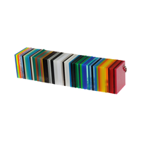 Plaque acrylique colorée résistante aux UV, épaisseur 3 mm, panneau en PMMA, idéal pour les luminaires et les présentoirs de vente au détail