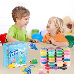Vente flash : kit de pâte à modeler super légère DIY, 45 couleurs, pâte à modeler auto-durcissante avec accessoires et outils, excellent cadeau pour les arts et l'artisanat - Product Image 2