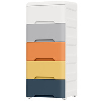 Organizador de Cajones de Plástico de Varias Capas para Guardar Objetos, para Dormitorio de Bebés y Niños, Sala de Estar, Oficina, Caja de Almacenamiento Apilable de PP