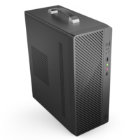 Gabinete de PC Micro ATX de Torre Media Portátil con Asa, Panel Frontal de Malla, Alto Flujo de Aire, Chasis de Escritorio, Gabinete para Computadora de Juegos al por Mayor