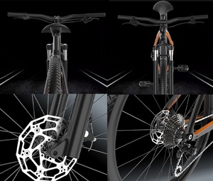 Carbon Fiber Mountain & Road Bike Dual Disc Variable Speed Lightweight Outdoor Cross-Country <b>A5</b> Carbon Fiber <b>Frame</b> Provides Exce - Product Image 6