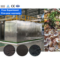 Système de gestion des déchets organiques industriels LANE Heavy Duty 1 tonne, usine de conversion des déchets de cuisine en engrais, contrôle PLC