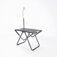 Tables d'extérieur de haute qualité, réglables en hauteur, en métal, pliables, portables, avec sac de rangement