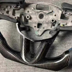 Popular Products Modification Carbon Fiber Perforated Leather Grip Steering <b>Wheel</b> Fit for Cadillac Ct4 Ct5 Auto Steering <b>Wheel</b> - Product Image 2