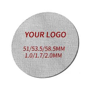 Accessoires pour <span class=keywords><strong>machine</strong></span> à expresso : Porte-filtre 51mm 54mm 58mm, Filtre en acier inoxydable, Filtre de contact pour pommeau de distribution, Filtre à café - Product Image 1