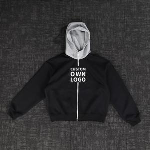 2025 nouveau fabricant à la mode Logo personnalisé survêtement survêtement ensemble bloc de couleur coton pantalon de survêtement survêtements amples pour hommes - Product Image 3