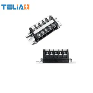 Dual Row Fixed Wiring Board Wire Connectors 600V 15A Box Connecter Cable Contacts 3/4/5/8p Electrical Screw Terminal Block
