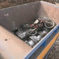 Mesin Penghancur Plastik Kulkas TV, Mesin Pencacah Kertas, Mesin Penghancur Karpet Bekas, Kayu, Ban