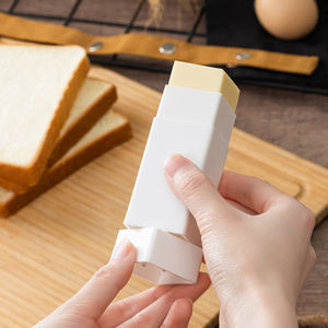 صندوق تخزين زبدة محمول مبتكر، أدوات مطبخ للخبز، موزع زبدة صلبة دوار، أداة توزيع بلاستيكية للزبدة - Product Image 6