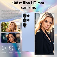 Teléfono Inteligente S26 Ultra con Gran Memoria de 12GB+1TB, Pantalla Completa, 8000mAh, Android 15, Pantalla Grande, Teléfono Móvil para Juegos S26