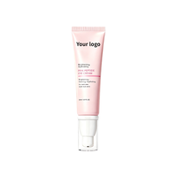 Crème pour les yeux au peptide rose PDRN Niacinamide éclaircissante raffermissante hydratante anti-rides cernes légères 30 ml