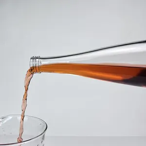 מכירה לוהטת מפעל סיטונאי חדש עיצוב שקוף קרח יין בקבוק עבור בית