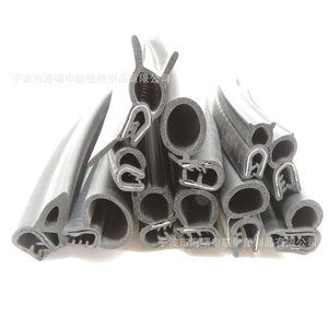 Bande d'étanchéité en caoutchouc EPDM composite avec feuille d'acier, fixation rapide, 100 mm, usage automobile, Ningbo - Product Image 2