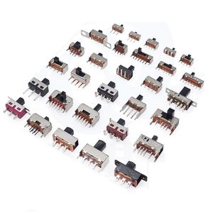 Interruptor de Palanca de 4 Posiciones SS-14D01, 6 Pines, Vertical Recto, 4.0mm de Altura, Interruptor Deslizante de Alimentación para Montaje en PCB - Product Image 5