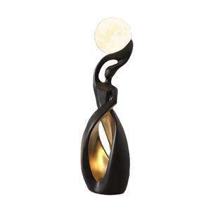 Esculturas Luminosas de Fibra de Vidrio Personalizables para Exhibición en Restaurantes, Artesanías de Resina para Decoración del Hogar - Product Image 1