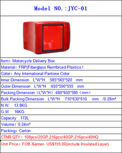 OEM pour boîte de livraison Pizza Hut, casque de <span class=keywords><strong>moto</strong></span> avec interphone, boîte arrière de <span class=keywords><strong>moto</strong></span>, casque de motocross pour vélo, modèle n° JYC-01 - Product Image 4