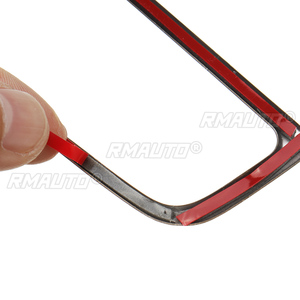 2X Cubierta Decorativa para Rejilla de Ventilación del Salpicadero del Coche, Adhesivo de Acero Inoxidable para Geely Atlas Boyue Emgrand NL-3 Proton X70 2017 2018 2019 - Product Image 6