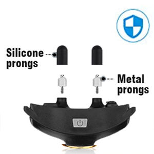 Collar de descarga eléctrica recargable IP67 a prueba de agua para perros pequeños/grandes, actualización de 2 perros, ladridos de control remoto de 1000 pies, pitido de plástico - Product Image 3