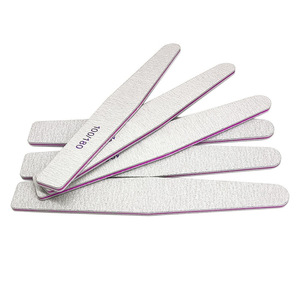Limes à ongles zébrées en éponge EVA lavables et réutilisables, double face, avec logo personnalisé imprimé, grains 100 180 240, fournitures pour manucure - Product Image 4