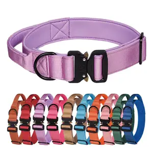Low price Dog Collar training luxury pet Collar and leash set leashes harnesses Washable cat Cosy Mesh Padded Nylon Collar