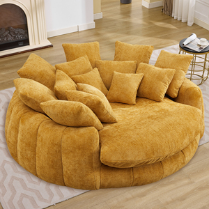 Sofá en Caja Jumbo Chenille Cloud de Canadá Overseas Warehouse, Sillón Nido, Ahorro de Espacio, Compresible - Product Image 1
