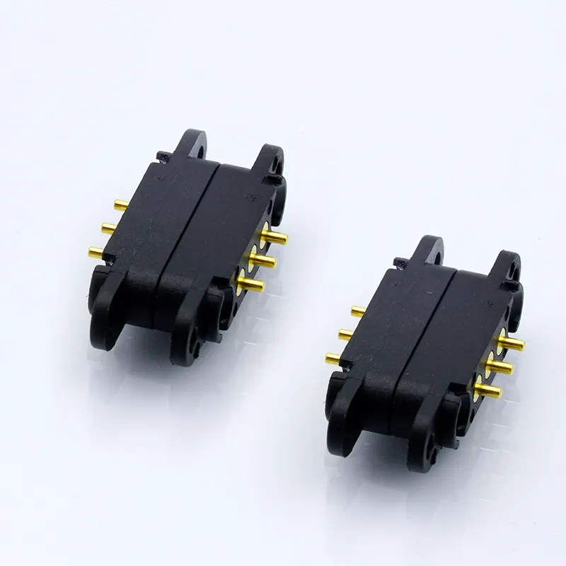 3p Waterproof Connector High Current Magnetic Male and Female Holders Charging Treasure Magnetic POGO PIN Connector Wholesale