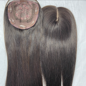 Postizo de Cabello Humano Remy 100% para Mujer, Base de Seda Hecha a Máquina, Postizo Médico - Product Image 5