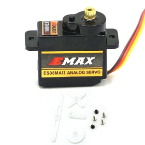 CSKY <span class=keywords><strong>EMAX</strong></span> <span class=keywords><strong>ES08MA</strong></span> <span class=keywords><strong>II</strong></span> 12g Mini Servo analogique à engrenages en métal pour RC voiture bateau hélicoptère avion jouet pièces - Product Image 4