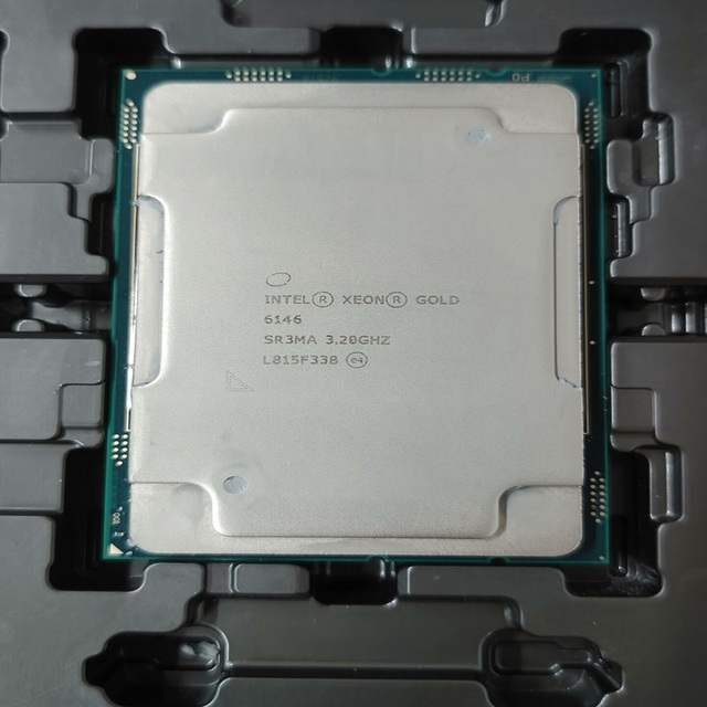 Server CPU Intel Xeon Gold 6146 Processor 24.75M Cache, 3.20 GHz